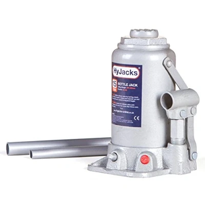 Image of SGS 15 Tonne Low Profile Bottle Jack Heavy Duty Hydraulic with 120mm Stroke