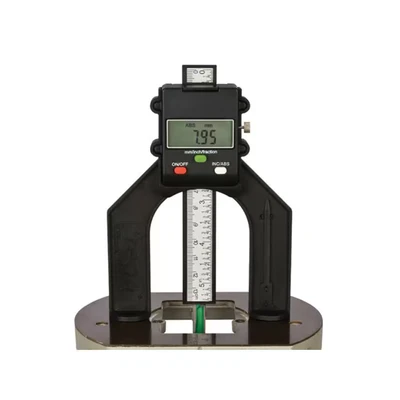 Image of Trend Digital Depth Gauge, 60mm Jaw Opening, Precision Rebate &amp; Groove Setting, GAUGE/D60, Black