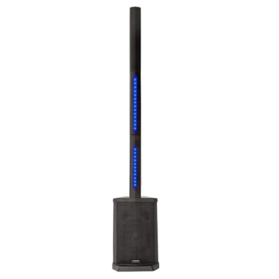 Image of KAM KMPA600 Compact Tower PA System with Integrated Lighting, 240W Professional Sound and Seamless Portability, includes carry bag