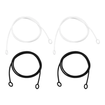 Image of VGOL 4pcs Earplug Connection Cable Ear Plugs Flexible Silicone Strap Compatible with Loop Quiet/Compatible Engage/Compatible Experience