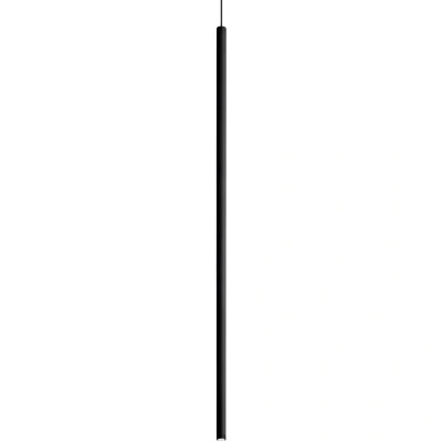 Image of Filo LED Slim Pendant Ceiling Light Black 2700K