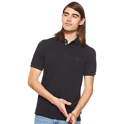 Image of Armani Exchange Polo shirt, Men&#039;s, Size: Large, Blue