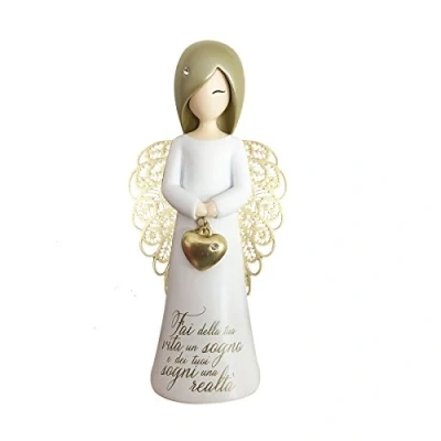 Image of You are an Angel ASF001I Ceramic Figurine, White, 12.5 cm