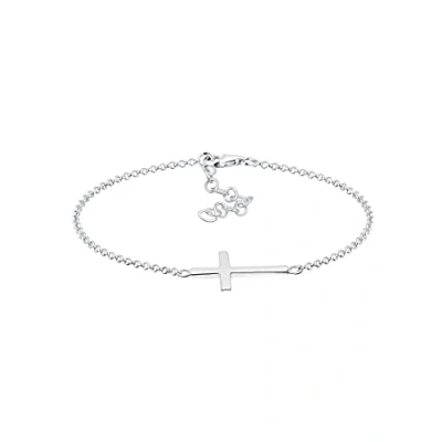 Image of Elli Bracelet Women Cross Symbol Classic in 925 Sterling Silver