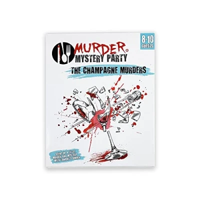 Image of University Games 08439 Champagne Murder Mystery Dinner Party Game