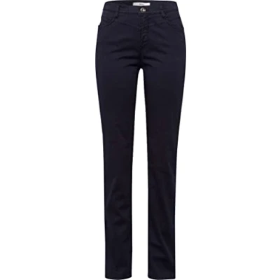 Image of BRAX Women&#039;s Style Mary Superior Cotton Pants, Blue (Perma Blue), 29W / 32L