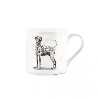 Image of Purely Home Dalmatian Mug Fine Bone China White Coffee/Tea Present Gift for Dog Lovers