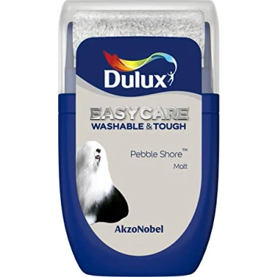 Image of Dulux Easycare Washable &amp; Tough Tester Paint, Pebble Shore, 30 ml