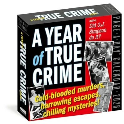 Image of A Year of True Crime Desk Calendar 2026