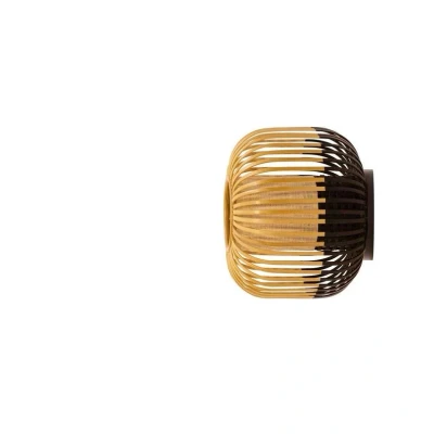 Image of Forestier Bamboo Light XS ceiling lamp 27 cm black