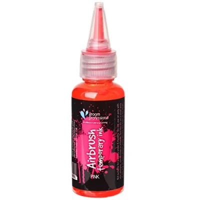 Image of Groom Professional Creative Airbrush Temporary Ink, 30 ml, Pink
