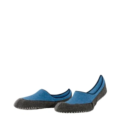 Image of FALKE Men&#039;s Cosyshoe Invisible M HP Wool Grips On Sole 1 Pair Grip socks, Blue (Blue Sky 6749), 8.5 9.5