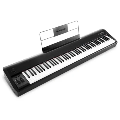 Image of M Audio Hammer 88 USB MIDI Keyboard Weighted Keys with Natural Piano Feel, Pitch Bend and Modulation Wheels, Software Suite