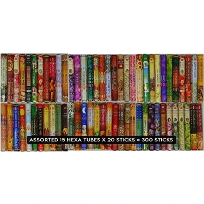Image of Hem assorted scents, unique combination incense Sticks (20 stick x 15 Pack,300 Total)