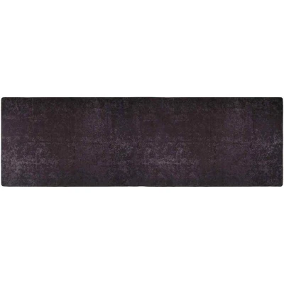 Image of vidaXL Rug Washable 80x300 cm Anthracite Anti Slip