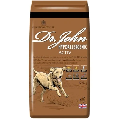 Image of Dr John Gilbertson &amp; Page Wheat Free Hypoallergenic Lamb with Rice Dry Dog Food Complete Nutrition for Adult and Senior Dogs Sensitive Digestion 4kg Bag