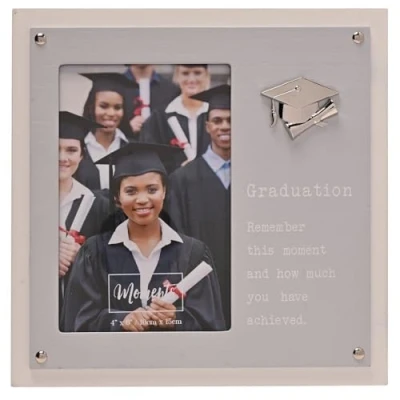 Image of Widdop &amp; Co. Graduation Congratulations 6x4&#039;&#039; Photo Frame Remember this Moment by Celebrations