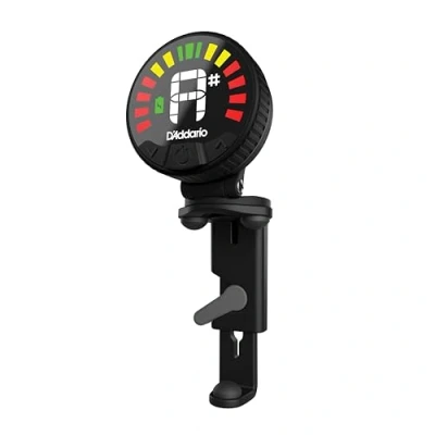 Image of D&#039;Addario Nexxus 360 Rechargeable Viola Tuner Clip On for Auto Powers Off Adjustable Full Color LED Screen