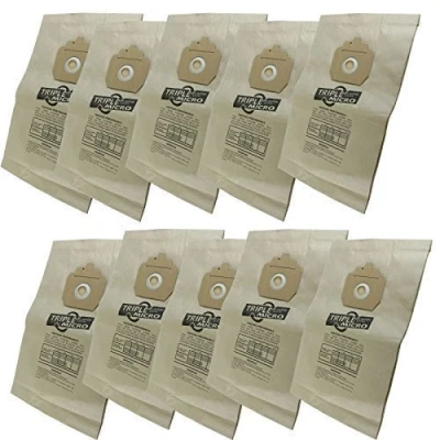 Image of Vacspare Double Layer Paper Dust Bags Compatible with Taski Vento Commercial 15 Vacuum Cleaners (Pack of 10)
