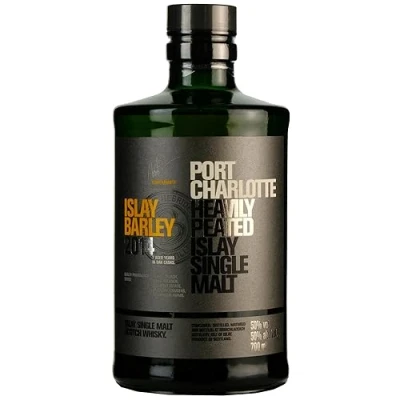 Image of Port Charlotte Islay Barley 2014, Heavily Peated Single Malt Scotch Whisky, 70cl