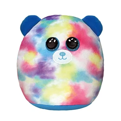 Image of Ty Hope Bear Squish a Boos 14&quot; Beanie Baby Soft Plush Toy Collectible Cuddly Stuffed Teddy