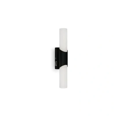 Image of Briloner Klak Brilo bathroom and mirror light, black, 32 cm