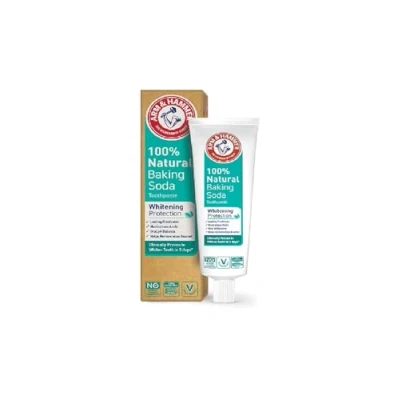 Image of Arm &amp; Hammer 100% Natural Baking Soda Whitening Protection Toothpaste, 75ml