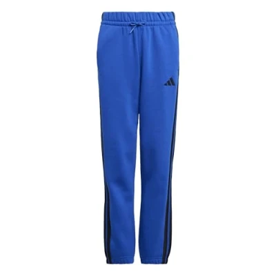 Image of adidas Unisex Kids Essentials 3 Stripes Pants, Royal Blue/Black, 9 10 Years