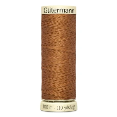 Image of Gutermann Sew All Polyester Thread, Toffee 0448, 100 m