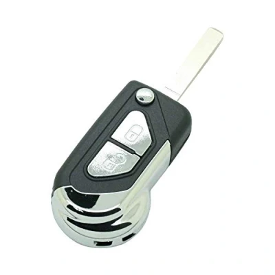 Image of BROVACS Replacement Key Shell Compatible with CITROEN DS3 C3 2 Button VA2 Blade Keyless Entry Remote Flip Case Fob PG321