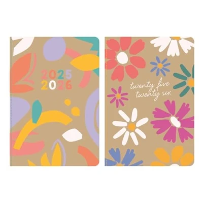 Image of 2025 26 A5 Academic Diary Fully Recyclable Week to View Planner Softcover Eco Friendly