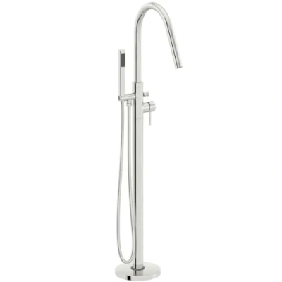 Image of Mode Spencer Freestanding Bath Shower Mixer tap Chrome tap, Round taps, Bathroom taps Reliable
