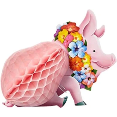 Image of Beistle 55334 Luau Pig Centerpiece, 12 Inch