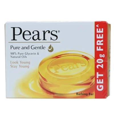 Image of Pears Pure &amp; Gentle Glycerin Natural Oils soap 75 g by