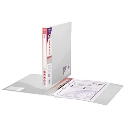 Image of Snopake A4 2 O Ring 15mm RingBinder Clear [Pack of 10] Ref: 10119