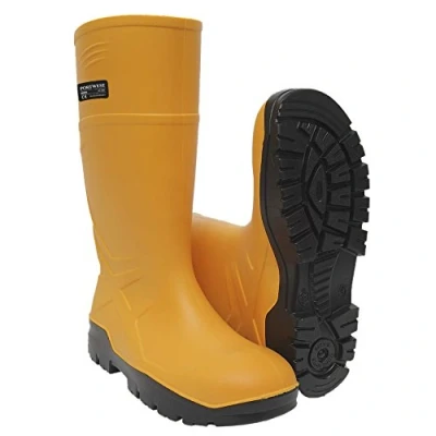 Image of Portwest FD95YER44 PU Safety Wellington, S5 CI FO, Regular, Size: 44, Yellow