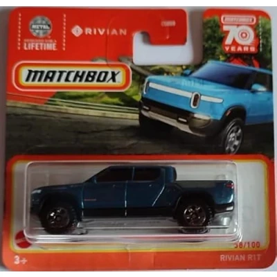 Image of Matchbox Rivian R1T 38/100 Series 2023 Metalflake Dark Blue