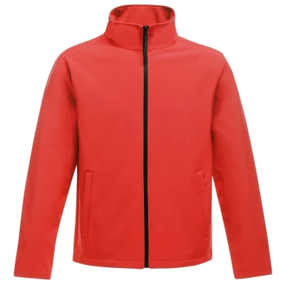 Image of Regatta Standout Mens Ablaze Printable Softshell Jacket (Classic Red/Black) Size Small