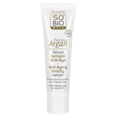 Image of SO&#039;BiO étic Précieux Argan Cosmebio Anti Aging Firming Serum, 30 ml