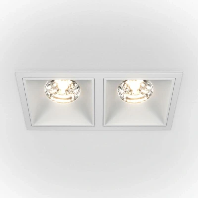 Image of Maytoni Alfa LED Twin Recessed Downlight White, 2250lm, 3000K