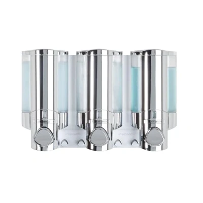 Image of Better Living Aviva Three Chamber Dispenser, Chrome