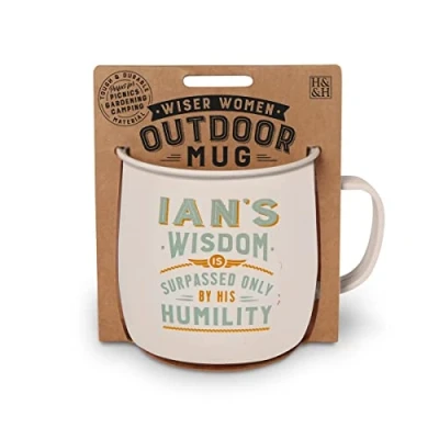 Image of History &amp; Heraldry Personalised Outdoor Mug (Ian)
