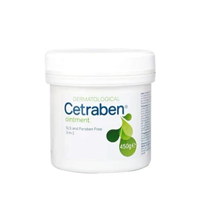 Image of CETRABEN OINTMENT LIGHT LIQUID PARAFFIN. WHITE SOFT PARAFFIN 450G (PACK OF 1)