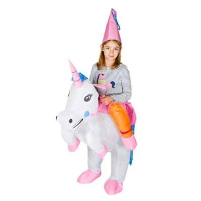 Image of Bodysocks® Inflatable Unicorn Costume (Kids)