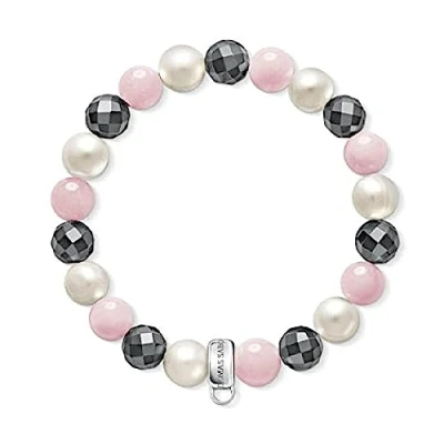 Image of Thomas Sabo Women Charm Bracelet Club 925 Sterling Silver X0188 581 7