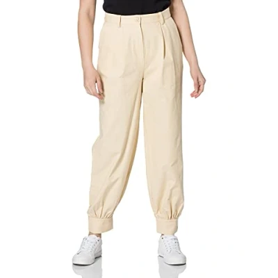 Image of NA KD Cocoon Suit Pants, Beige, EU 34