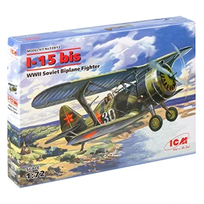 Image of ICM 1:72 I 15 bis, WWII Soviet Biplane Fighter
