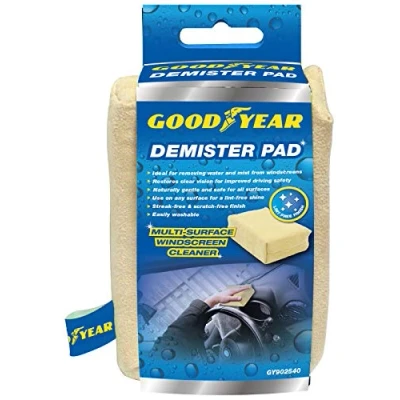 Image of Goodyear Car Windscreen Demister Pad Micro Fibre Sponge For Mirror Window Glass Fog Remover