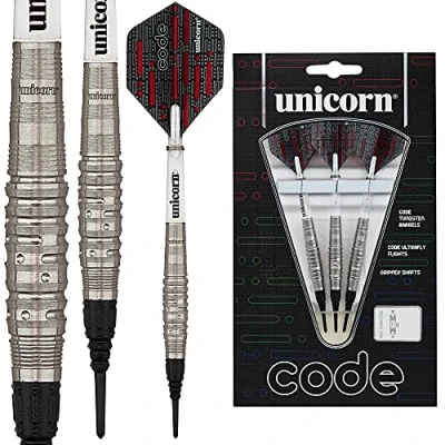 Image of Unicorn UltraFly Dart Flights Code Red Design Ultra Durable 100 Micron Polyester PET Standard Plus Shape