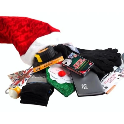 Image of Blue Whale Gifts Men&#039;s Pre Filled Christmas Stocking Stuffed With 10